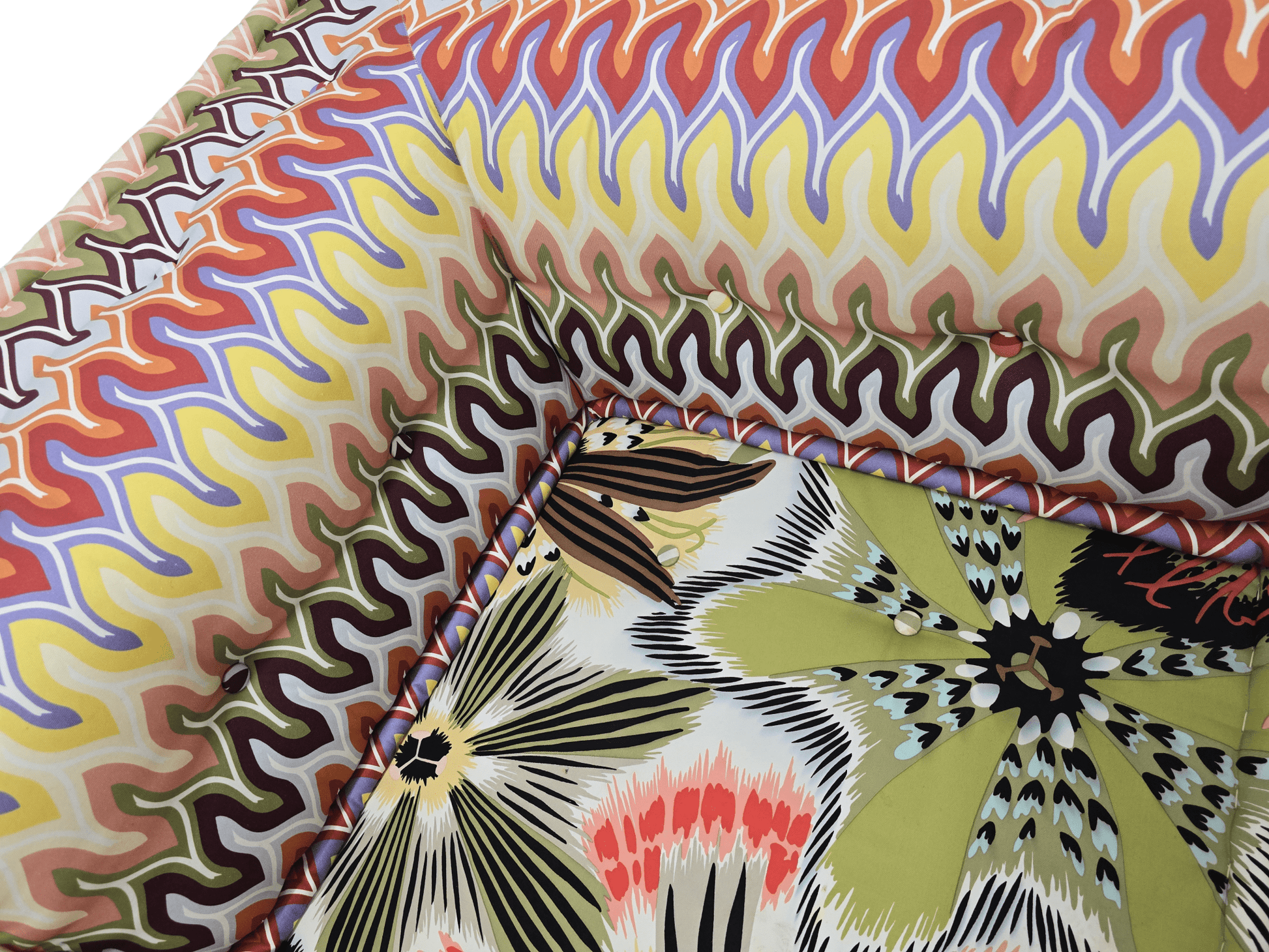 Roche Bobois Two Seater Mah Jong Missoni Modular Sofa - Opulent Seating