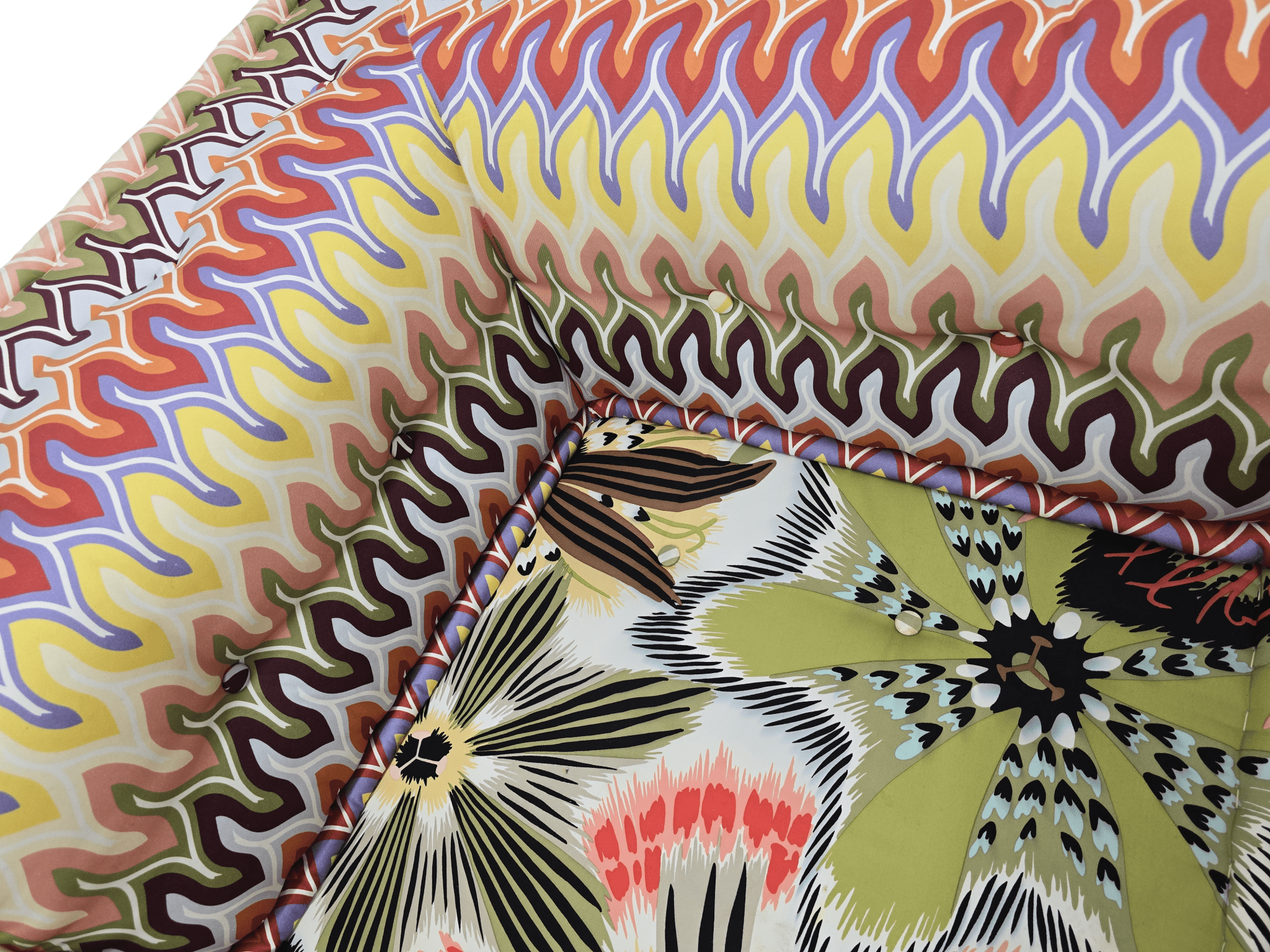 Roche Bobois Two Seater Mah Jong Missoni Modular Sofa - Opulent Seating
