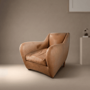 SCP Matthew Hilton Utah Balzac Leather Armchair