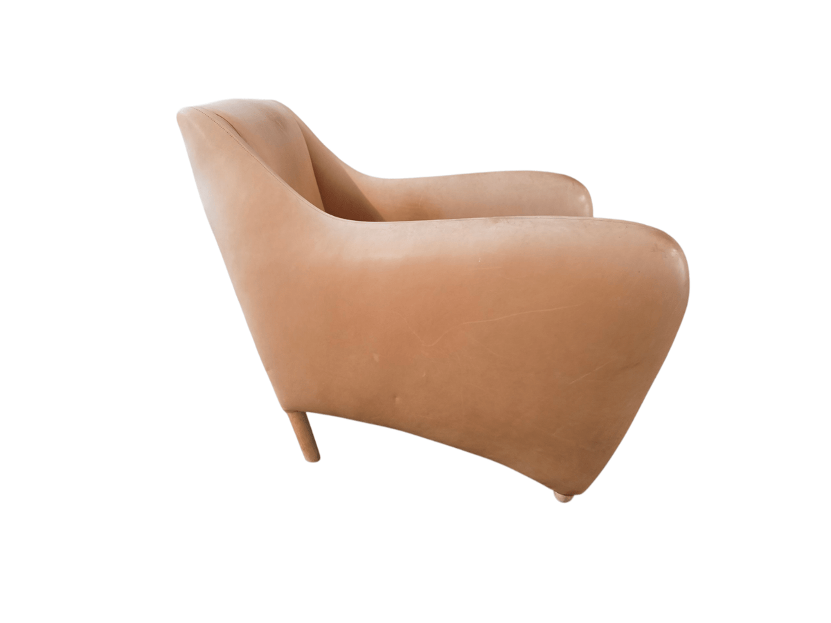 SCP Matthew Hilton Utah Balzac Leather Armchair - Opulent Seating
