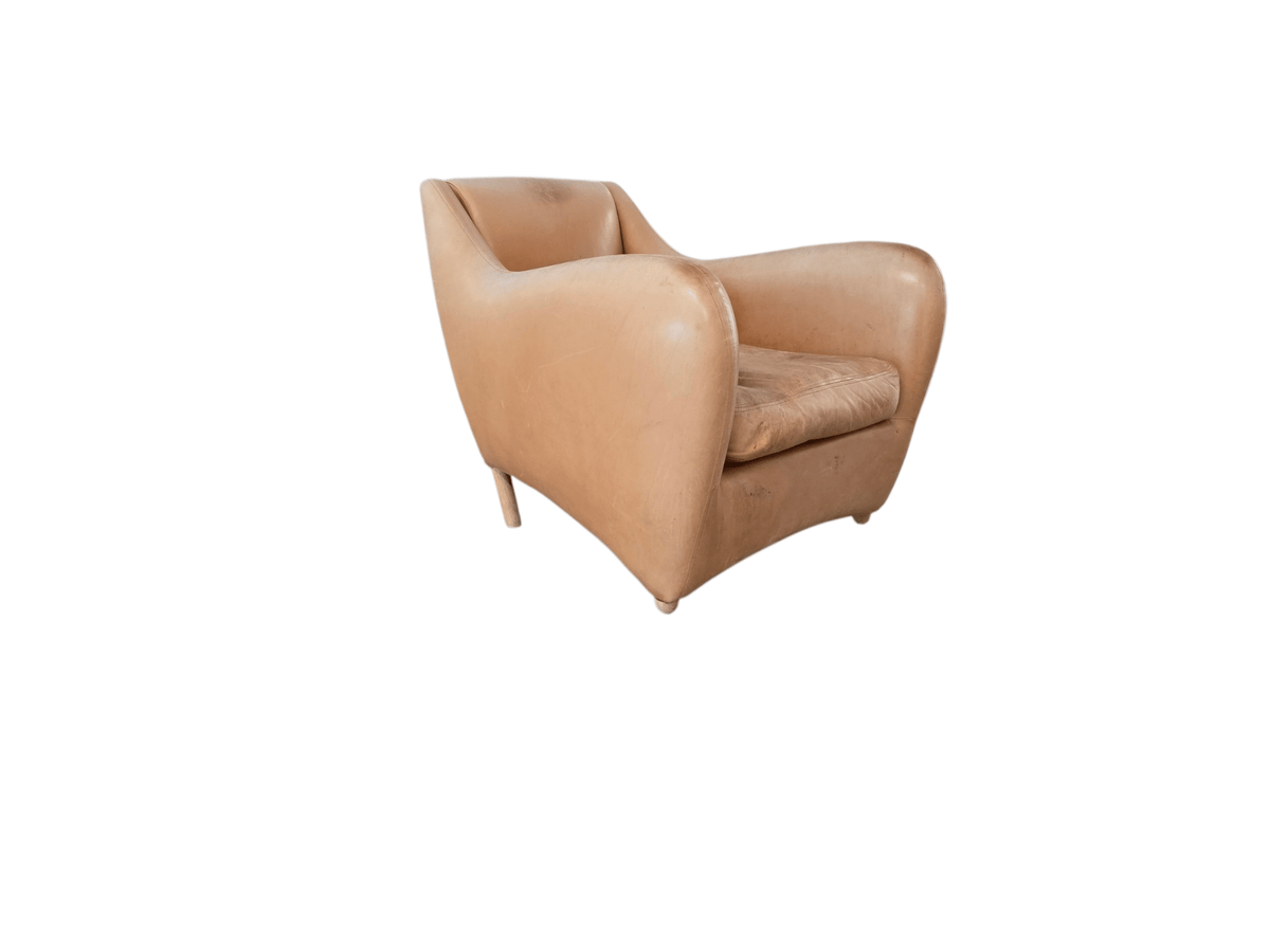 SCP Matthew Hilton Utah Balzac Leather Armchair - Opulent Seating
