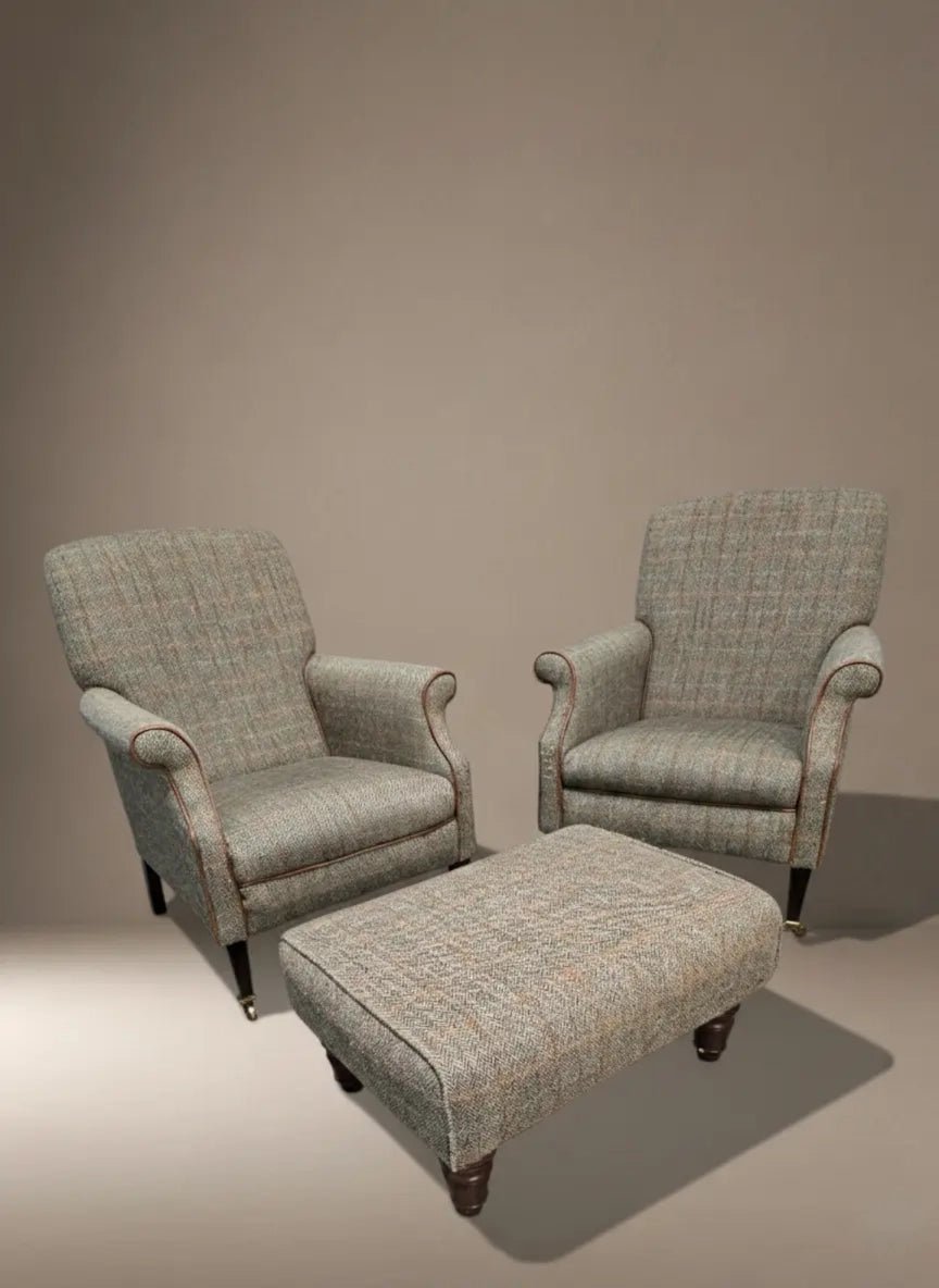 Tetrad for John Lewis: Harris Tweed ‘Bowmore’ Three - Piece Suite - Opulent Seating
