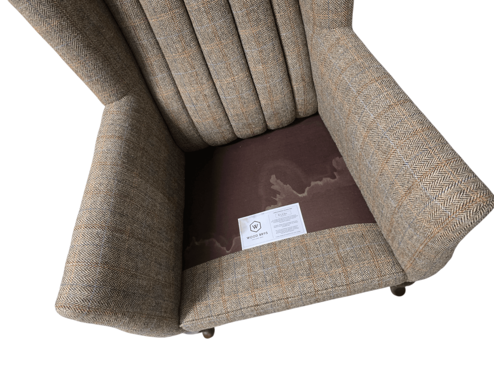 The Weybourne & Blakeney 3 - Piece Harris Tweed Suite by Wood Bros - Opulent Seating