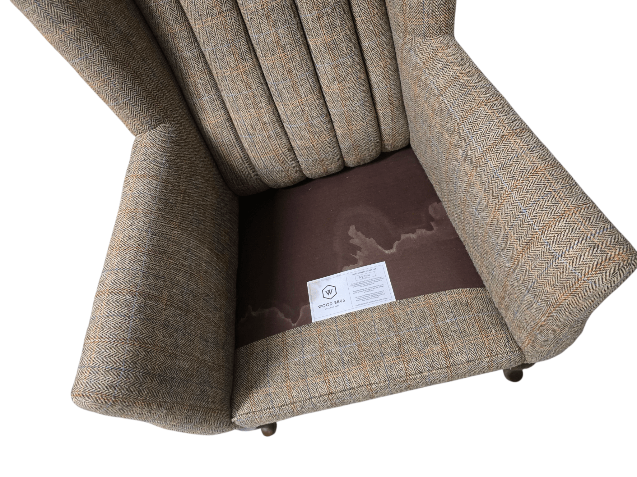 The Weybourne & Blakeney 3 - Piece Harris Tweed Suite by Wood Bros - Opulent Seating