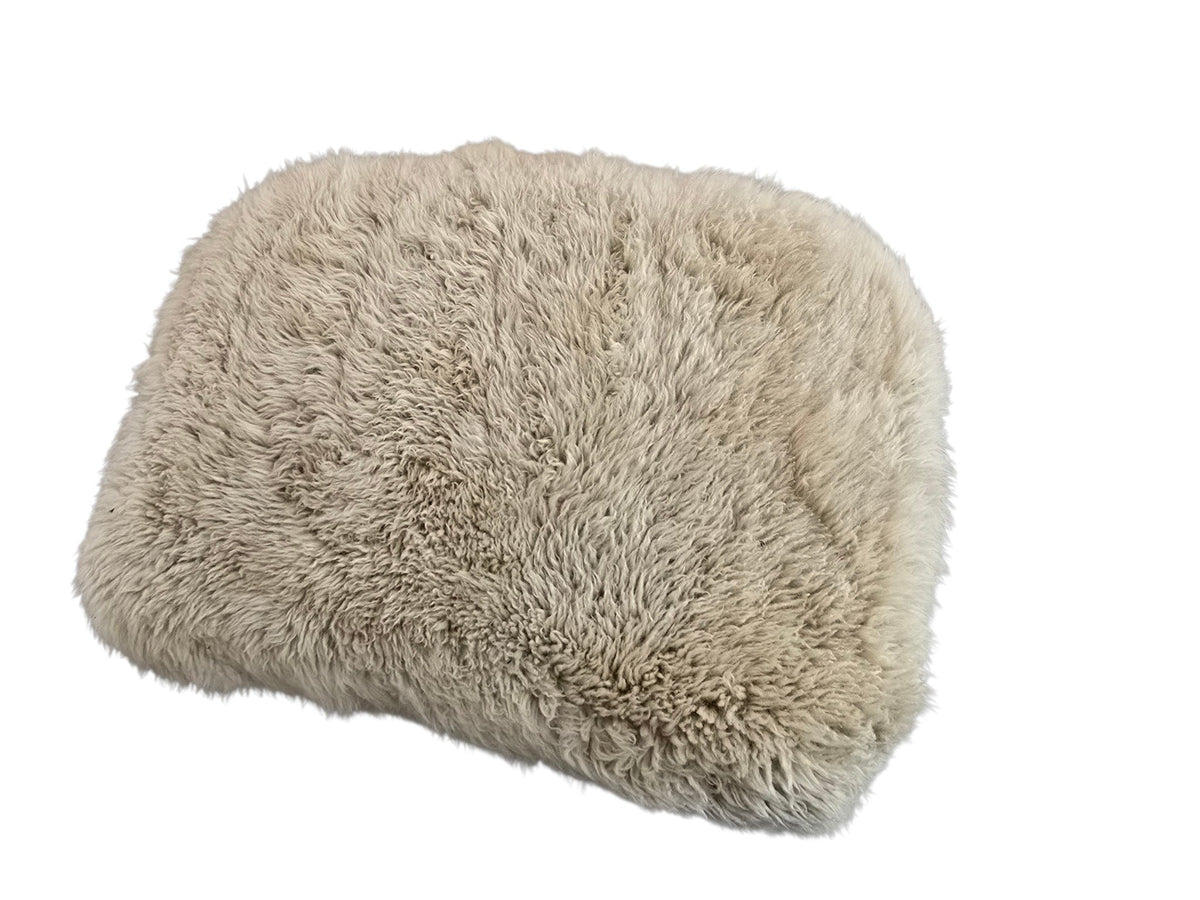 Timothy Oulton Cabana Yeti Sheepskin Armchair & Matching Footstool Set - Opulent Seating