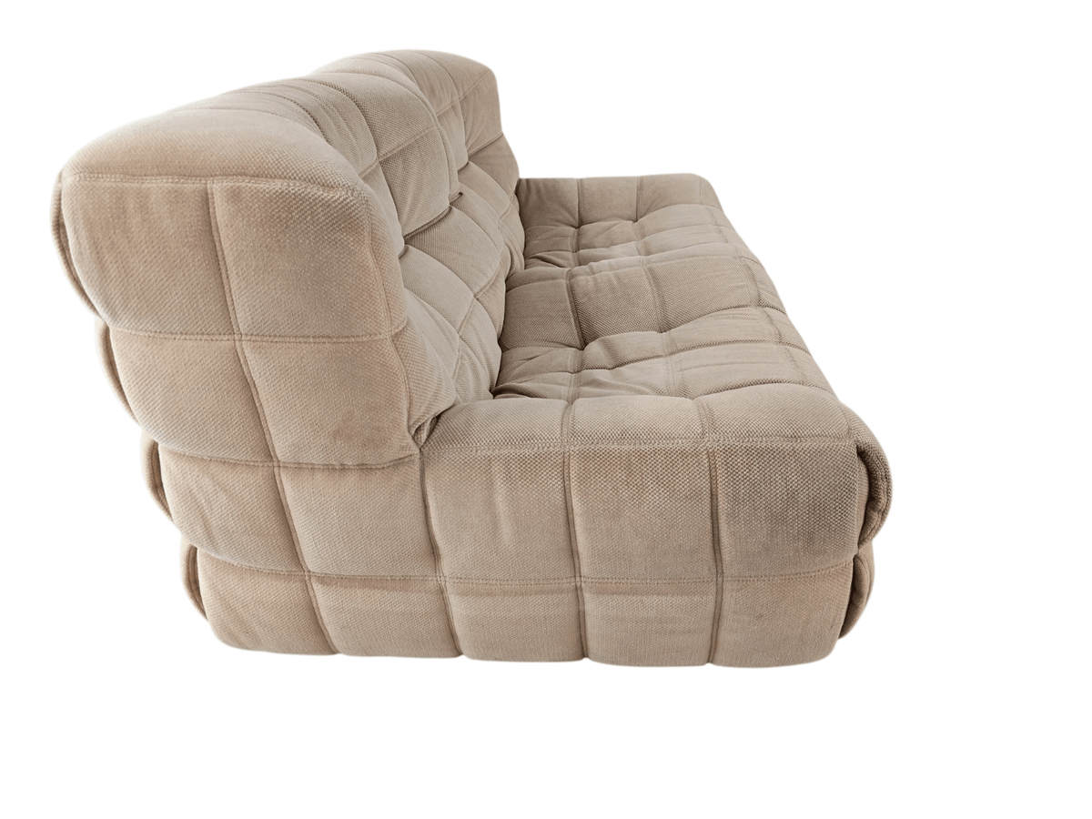 Vintage Ligne Roset Kashima Two Seater Beige Sofa - Opulent Seating