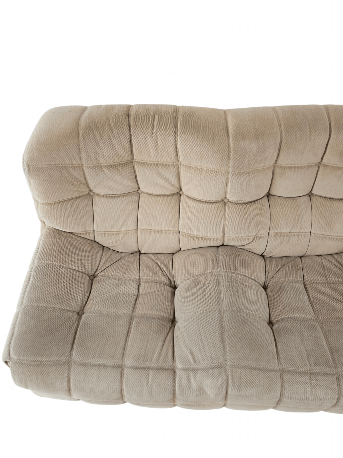 Vintage Ligne Roset Kashima Two Seater Beige Sofa - Opulent Seating