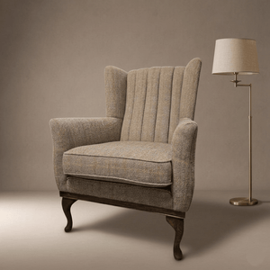Wood Bros Harris Tweed Blakeney Armchair
